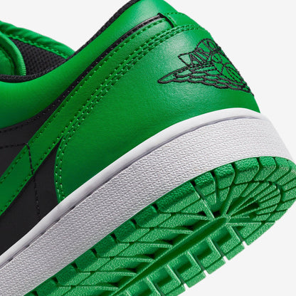 (Men's) Aithtr Jordthtan 1 Low 'Black / Lucky Green' (2023) 553558-065