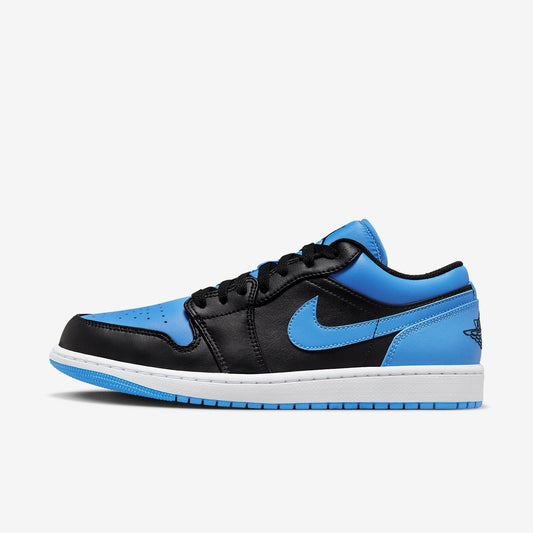 (Men's) Aithtr Jordthtan 1 Low 'Black / University Blue' (2023) 553558-041