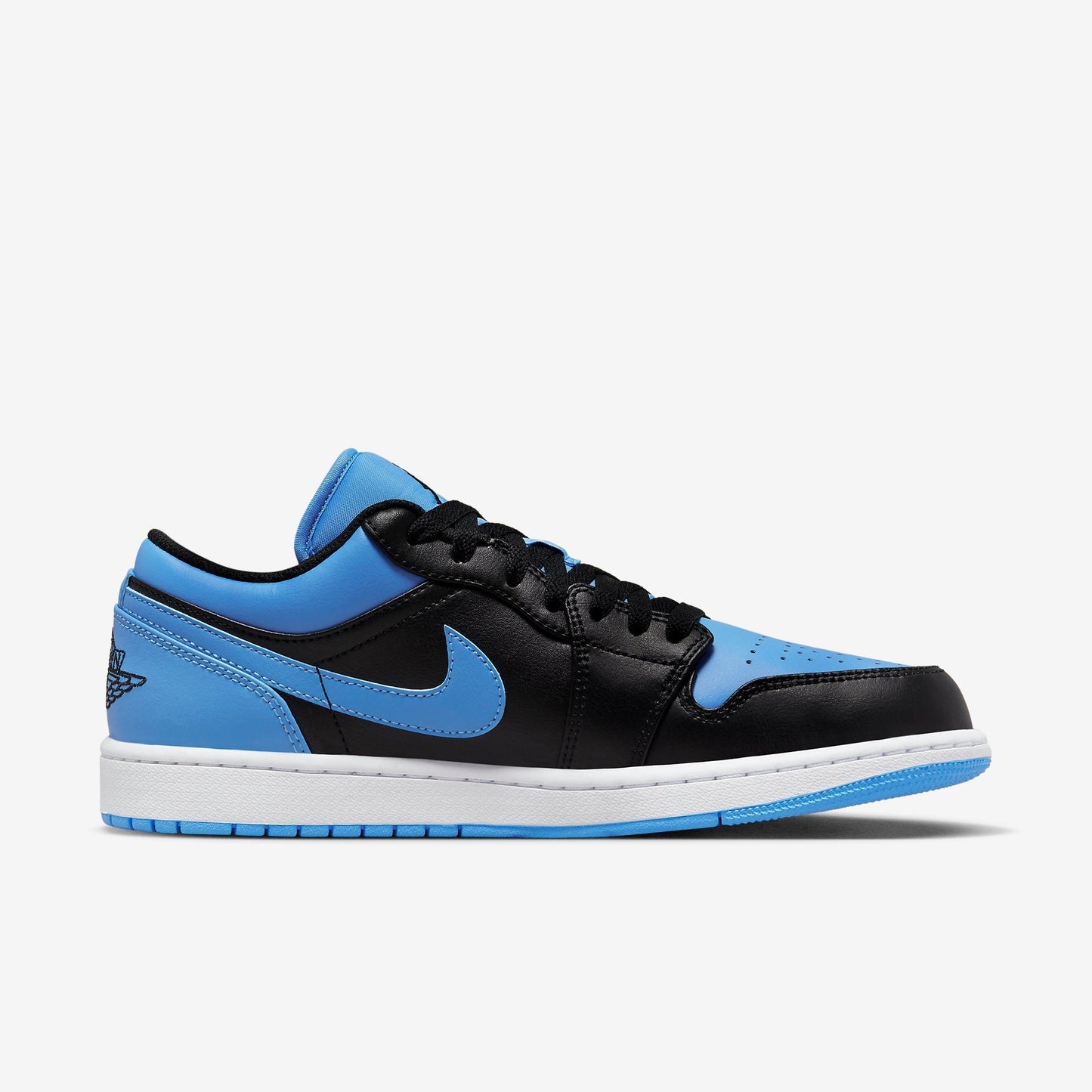 (Men's) Aithtr Jordthtan 1 Low 'Black / University Blue' (2023) 553558-041