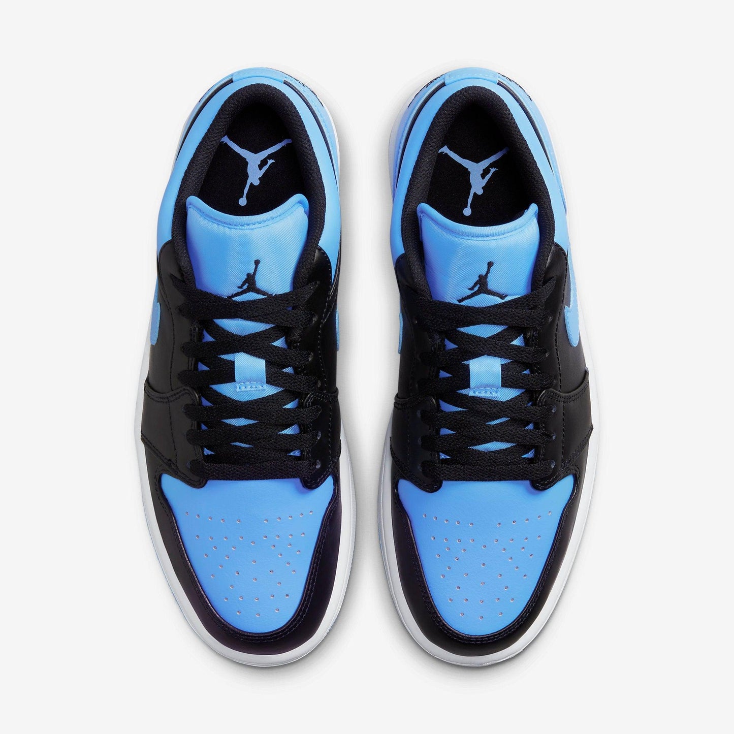 (Men's) Aithtr Jordthtan 1 Low 'Black / University Blue' (2023) 553558-041
