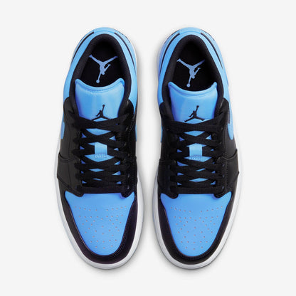 (Men's) Aithtr Jordthtan 1 Low 'Black / University Blue' (2023) 553558-041