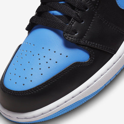 (Men's) Aithtr Jordthtan 1 Low 'Black / University Blue' (2023) 553558-041