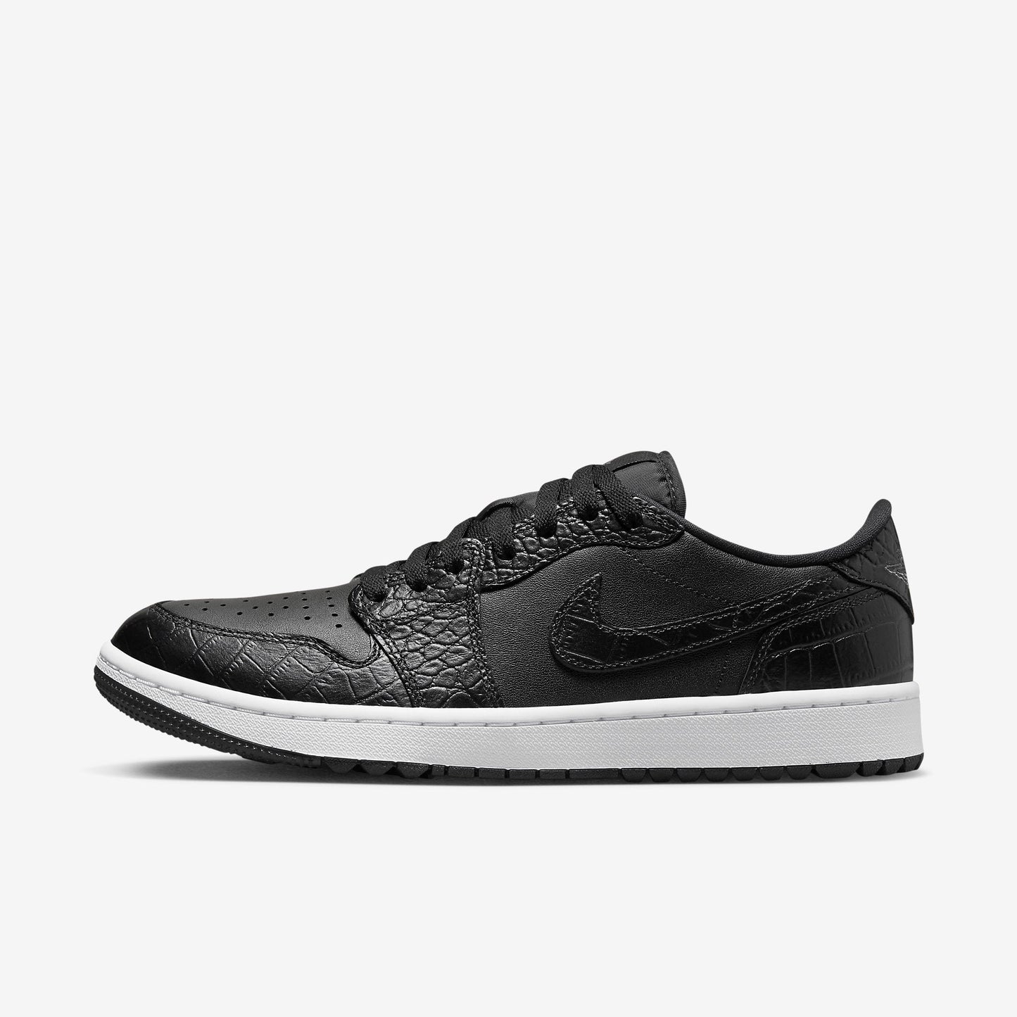 (Men's) Aithtr Jordthtan 1 Low Golf 'Black Crocodile' (2023) DD9315-003