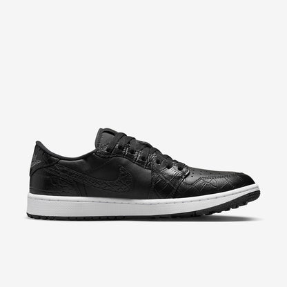 (Men's) Aithtr Jordthtan 1 Low Golf 'Black Crocodile' (2023) DD9315-003