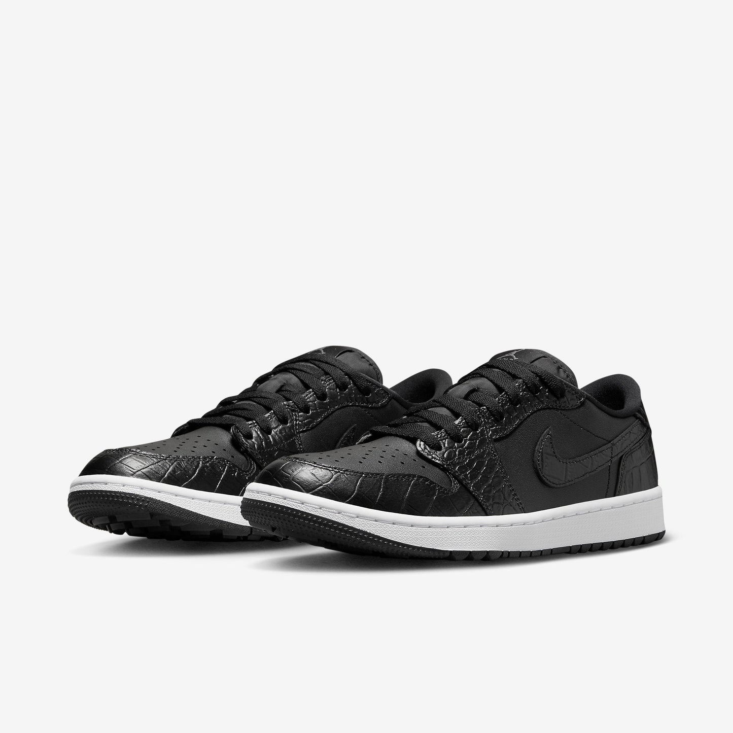 (Men's) Aithtr Jordthtan 1 Low Golf 'Black Crocodile' (2023) DD9315-003