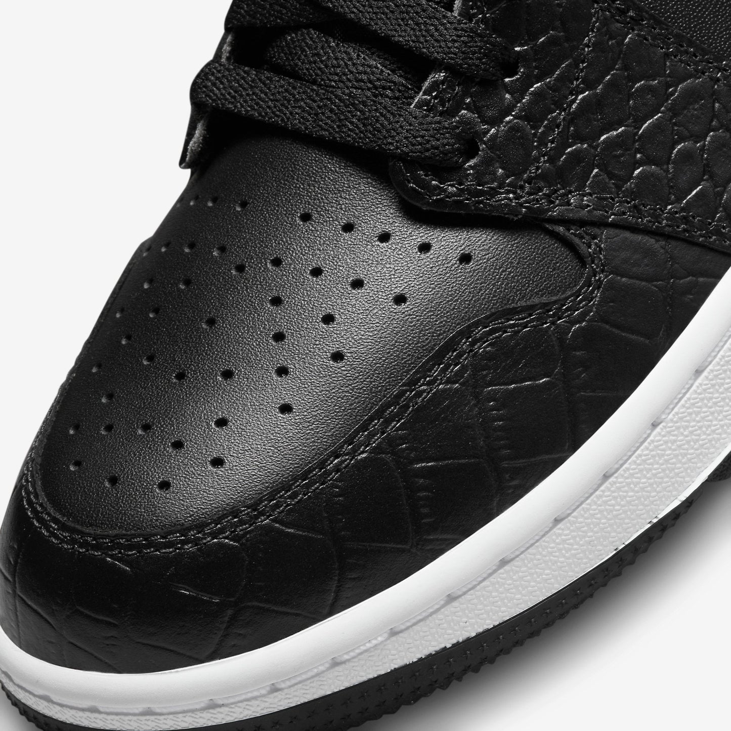 (Men's) Aithtr Jordthtan 1 Low Golf 'Black Crocodile' (2023) DD9315-003