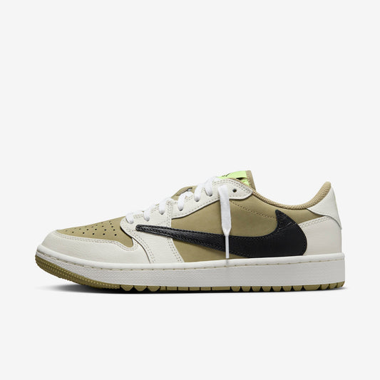 (Men's) Aithtr Jordthtan 1 Low Golf x Travis Scott 'Neutral Olive' (2023) FZ3124-200