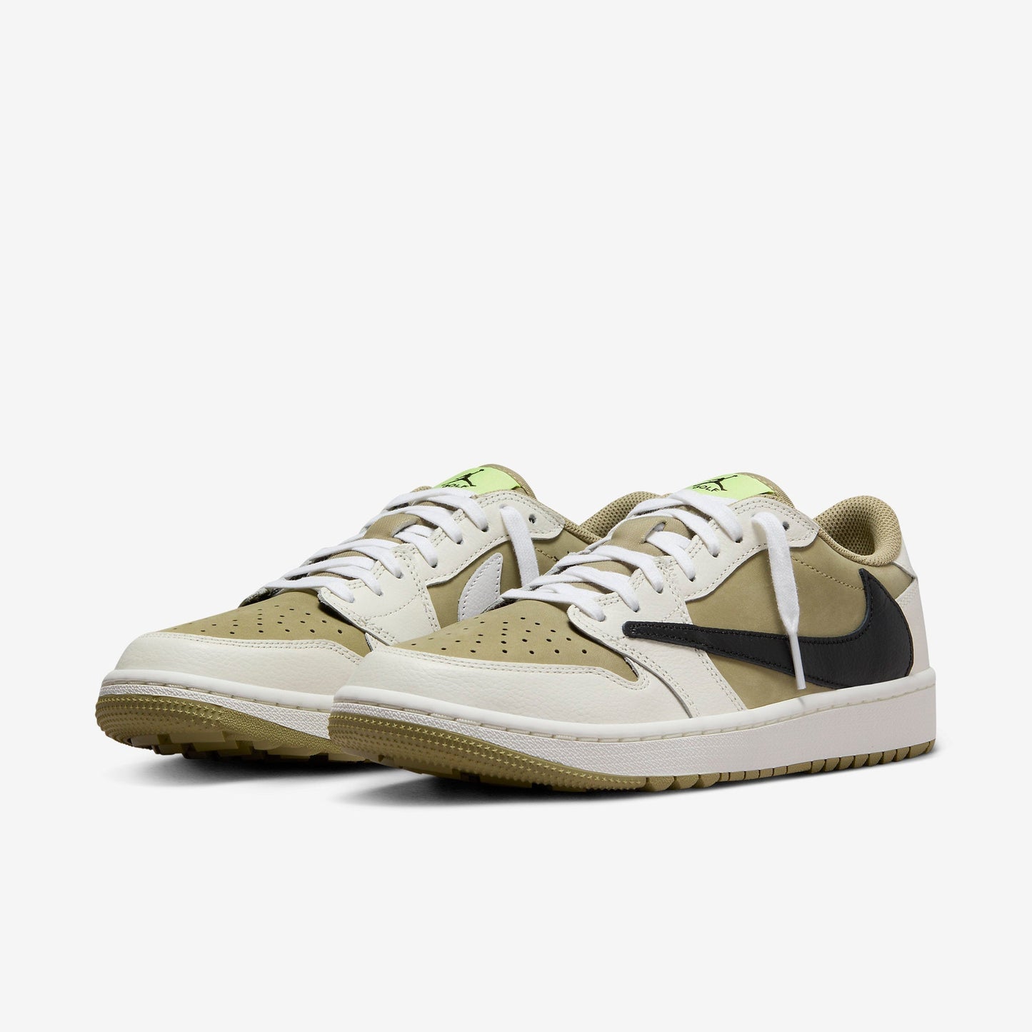 (Men's) Aithtr Jordthtan 1 Low Golf x Travis Scott 'Neutral Olive' (2023) FZ3124-200
