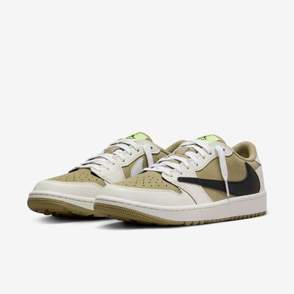 (Men's) Aithtr Jordthtan 1 Low Golf x Travis Scott 'Neutral Olive' (2023) FZ3124-200