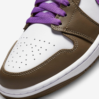 (Men's) Aithtr Jordthtan 1 Low 'Purple Mocha' (2023) 553558-215