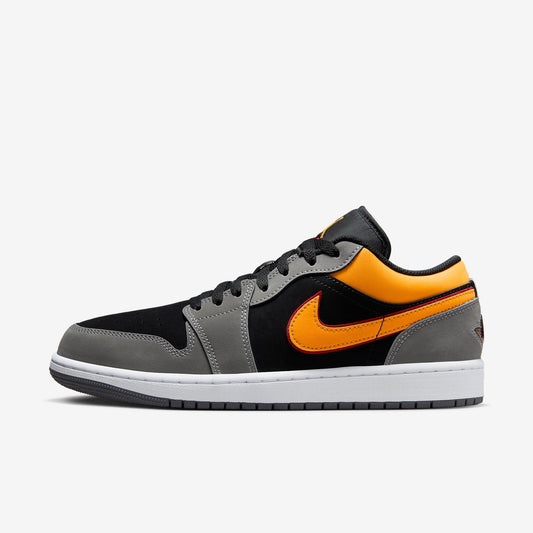 (Men's) Aithtr Jordthtan 1 Low SE 'Light Graphite / Vivid Orange' (2023) FN7308-008