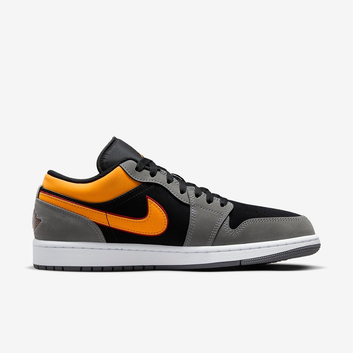 (Men's) Aithtr Jordthtan 1 Low SE 'Light Graphite / Vivid Orange' (2023) FN7308-008