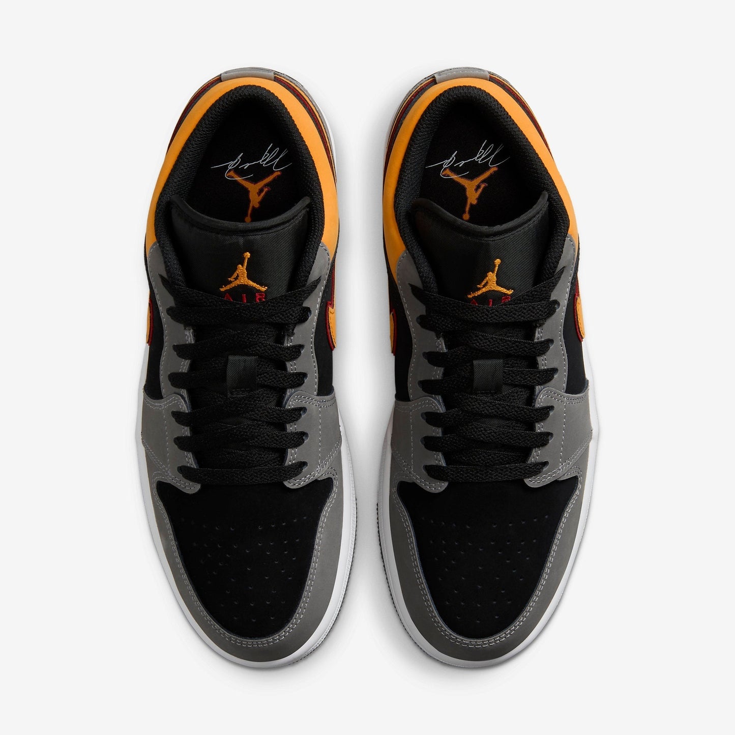 (Men's) Aithtr Jordthtan 1 Low SE 'Light Graphite / Vivid Orange' (2023) FN7308-008