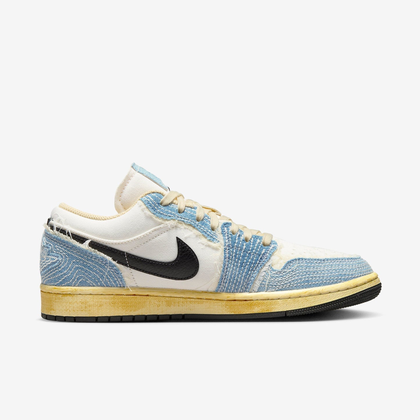 (Men's) Aithtr Jordthtan 1 Low SE 'WRMK Sashiko Denim' (2023) FN7670-493