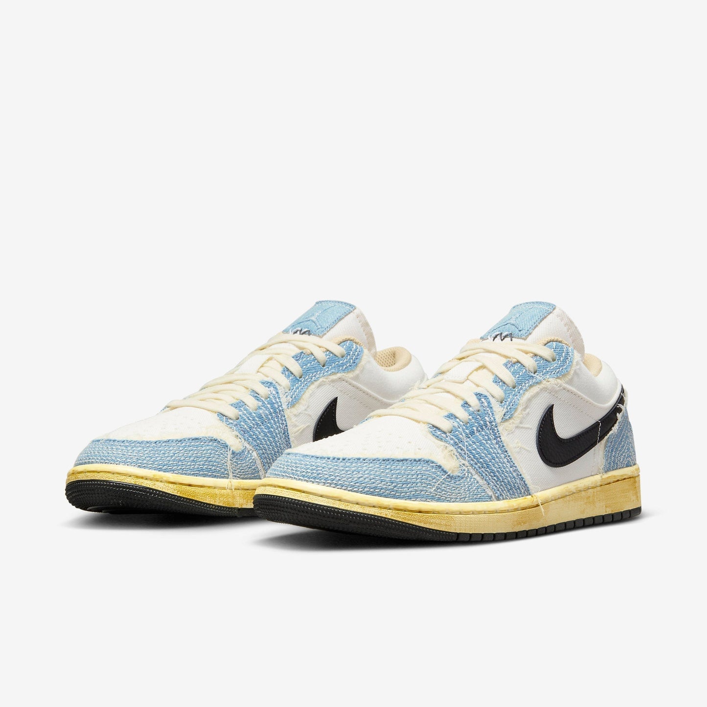 (Men's) Aithtr Jordthtan 1 Low SE 'WRMK Sashiko Denim' (2023) FN7670-493