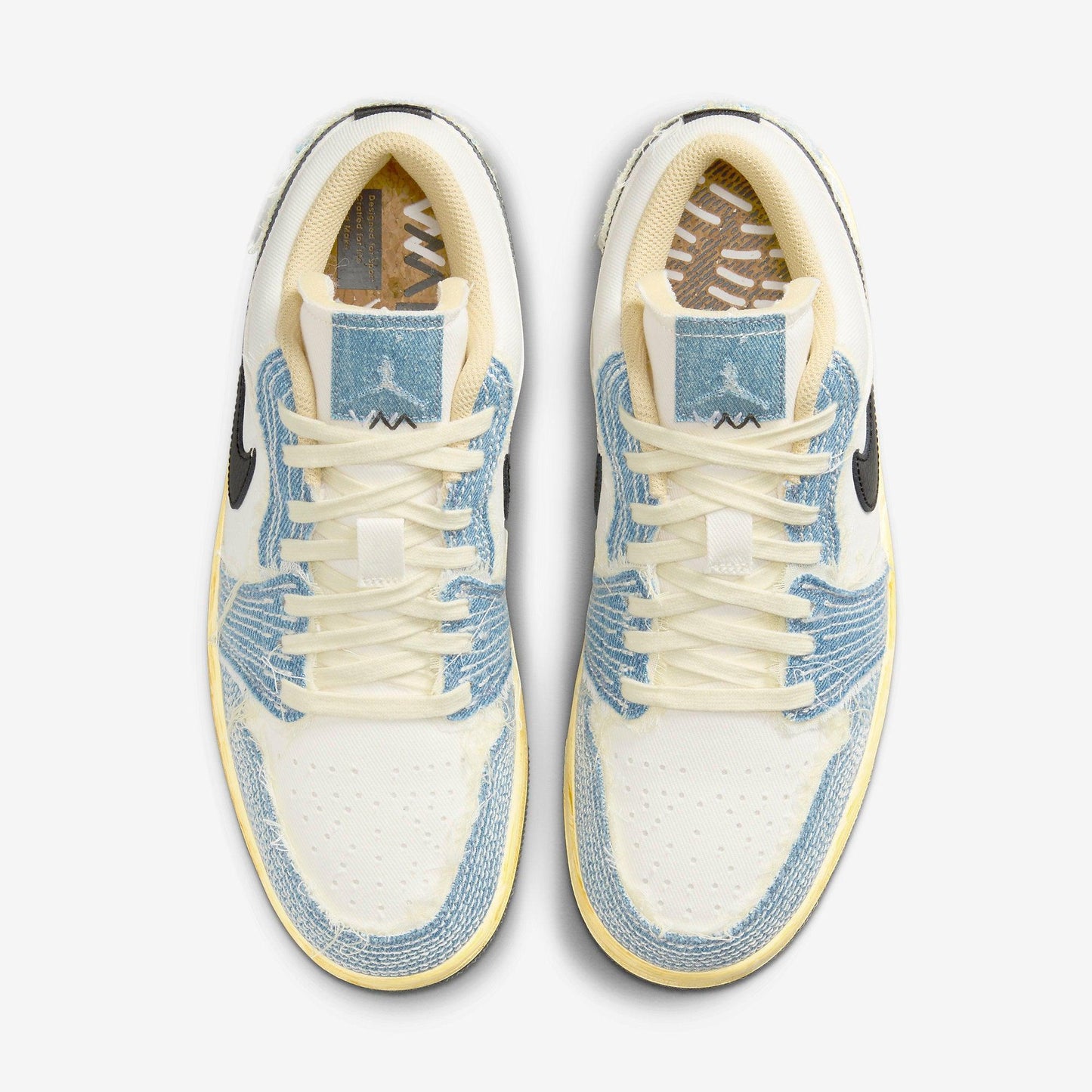 (Men's) Aithtr Jordthtan 1 Low SE 'WRMK Sashiko Denim' (2023) FN7670-493