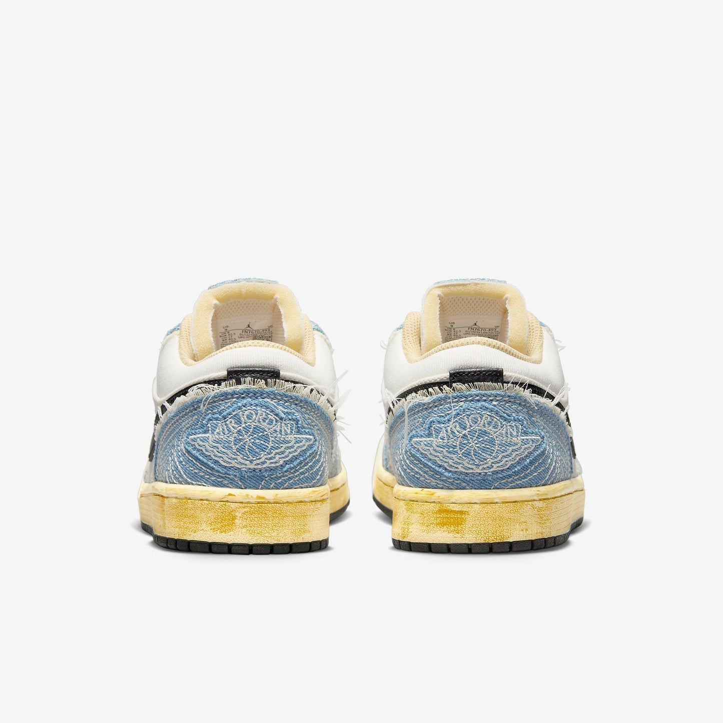 (Men's) Aithtr Jordthtan 1 Low SE 'WRMK Sashiko Denim' (2023) FN7670-493