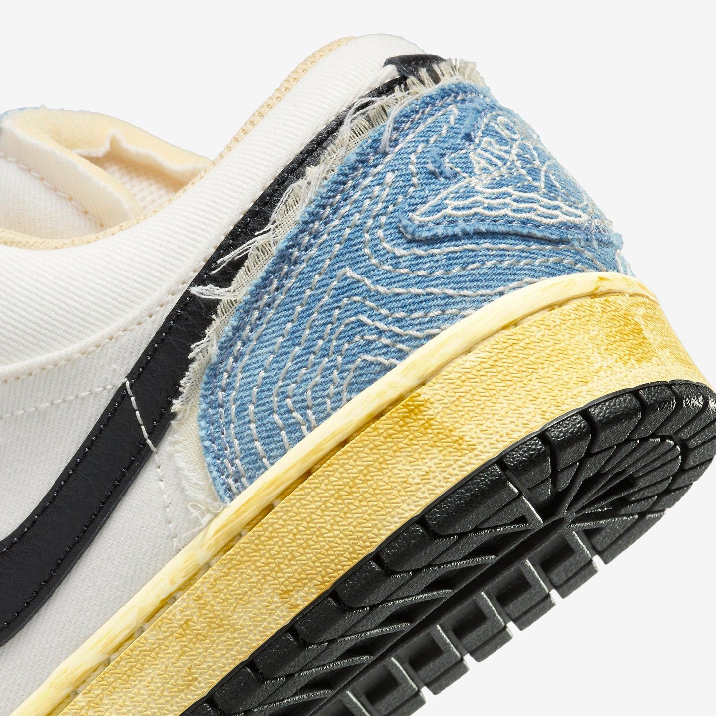 (Men's) Aithtr Jordthtan 1 Low SE 'WRMK Sashiko Denim' (2023) FN7670-493