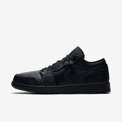 (Men's) Aithtr Jordthtan 1 Low 'Triple Black' (2020) 553558-091