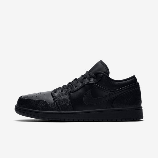 (Men's) Aithtr Jordthtan 1 Low 'Triple Black' (2020) 553558-091