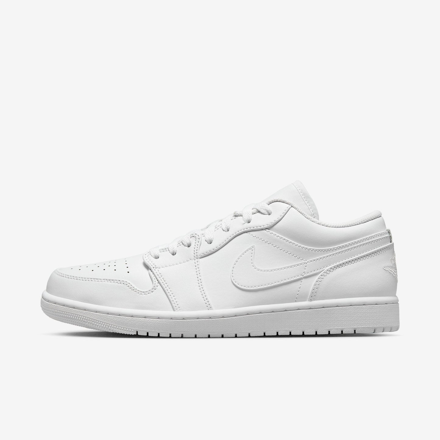 (Men's) Aithtr Jordthtan 1 Low 'Triple White' (2022) 553558-136