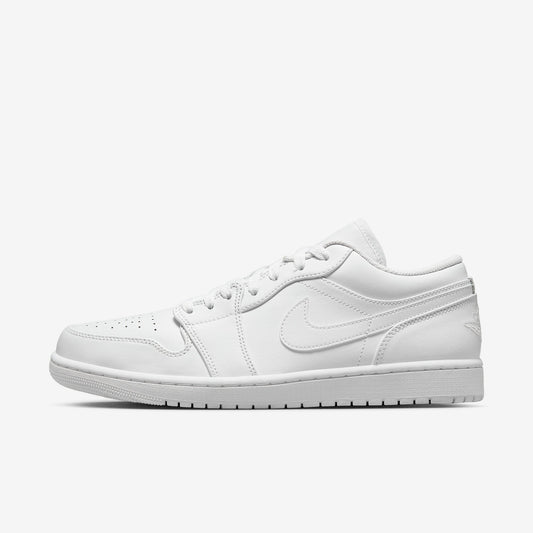 (Men's) Aithtr Jordthtan 1 Low 'Triple White' (2022) 553558-136