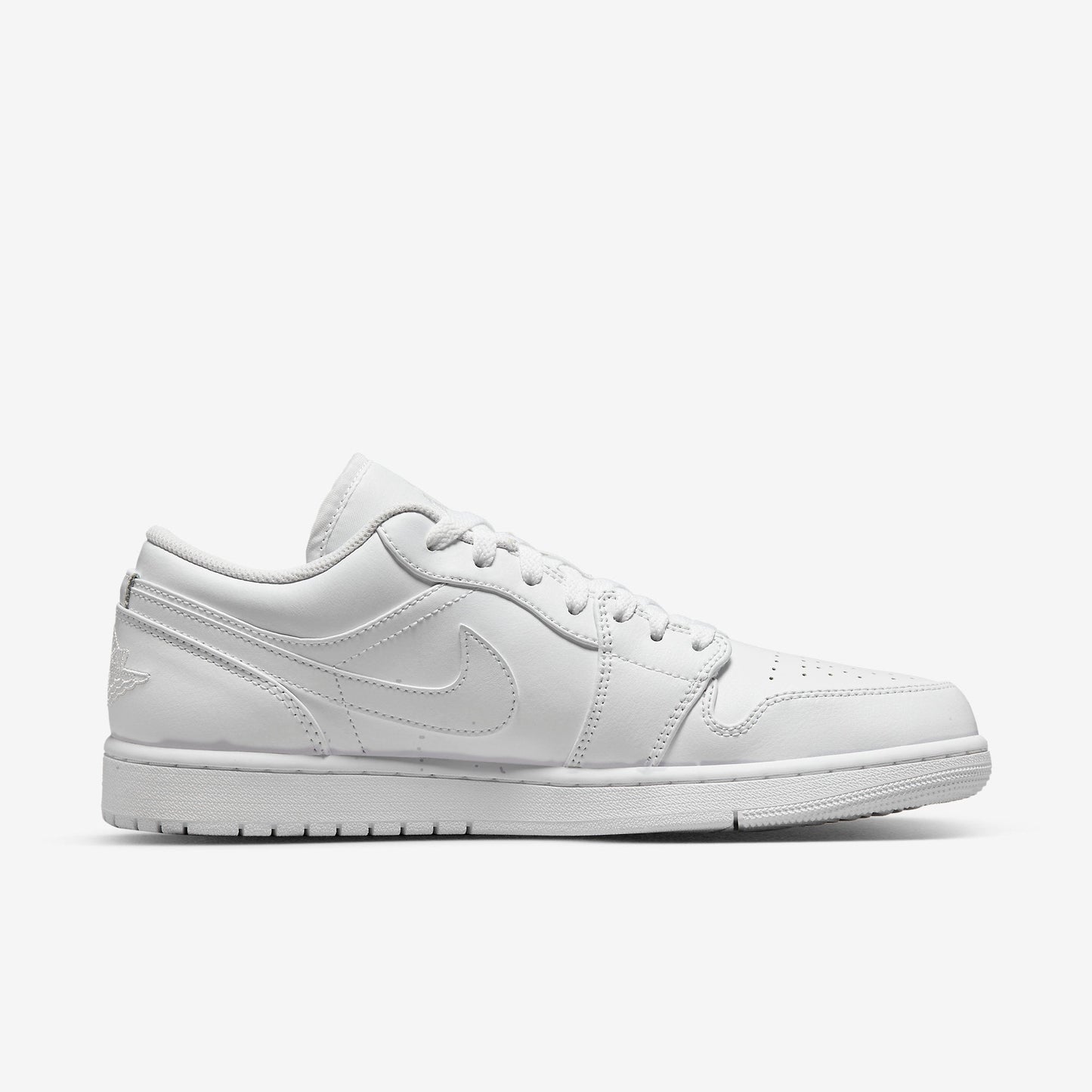 (Men's) Aithtr Jordthtan 1 Low 'Triple White' (2022) 553558-136