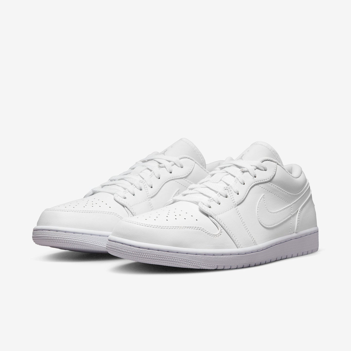 (Men's) Aithtr Jordthtan 1 Low 'Triple White' (2022) 553558-136