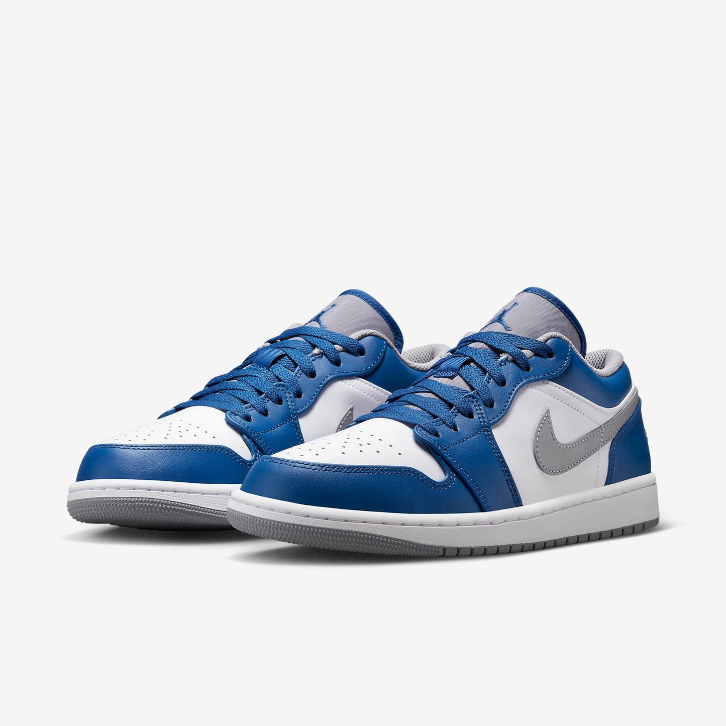 (Men's) Aithtr Jordthtan 1 Low 'True Blue Cement' (2023) 553558-412