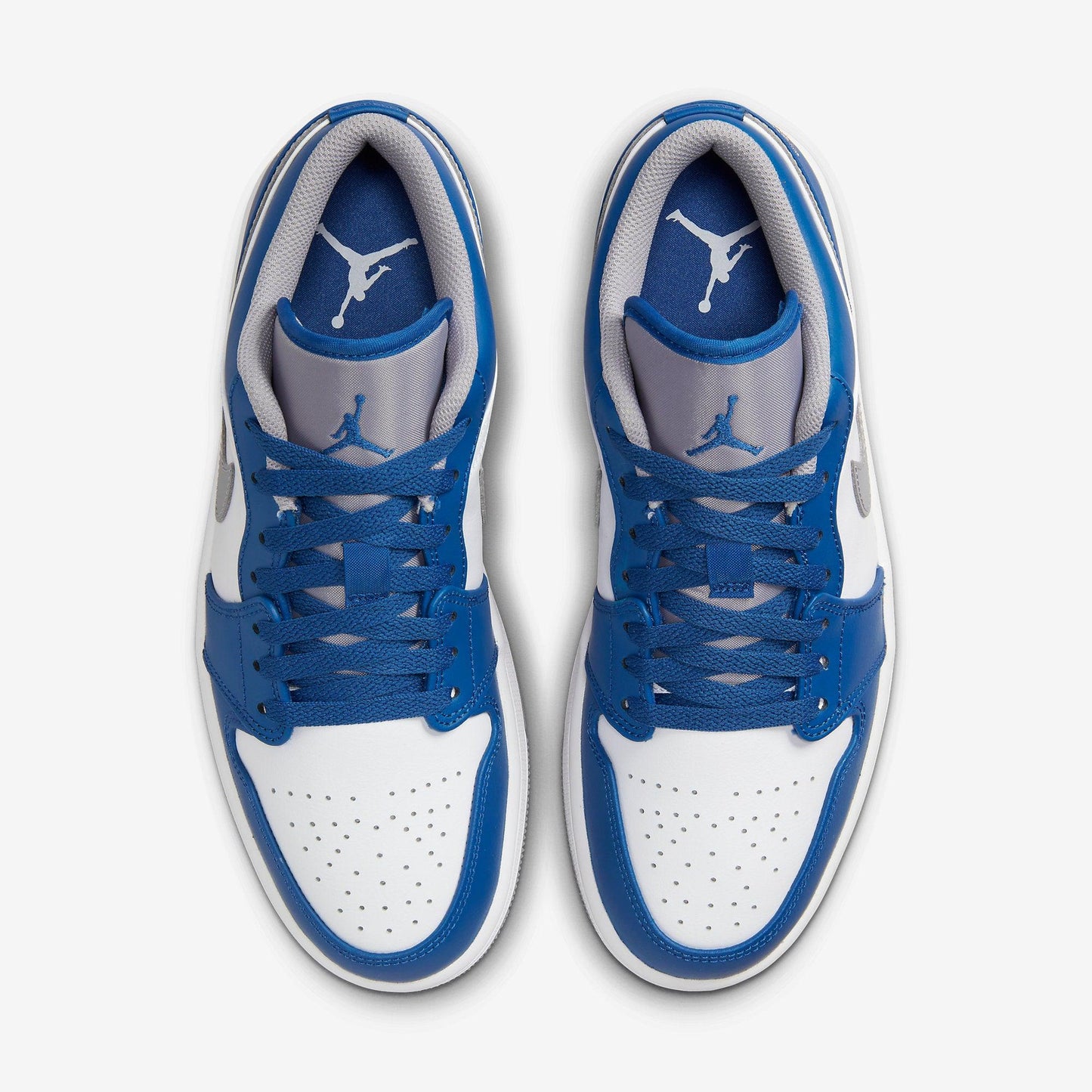 (Men's) Aithtr Jordthtan 1 Low 'True Blue Cement' (2023) 553558-412