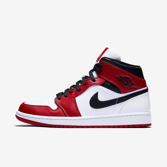 (Men's) Aithtr Jordthtan 1 Mid 'Chicago White Heel' (2020) 554724-173