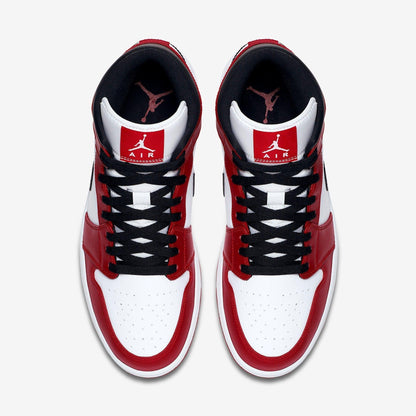 (Men's) Aithtr Jordthtan 1 Mid 'Chicago White Heel' (2020) 554724-173