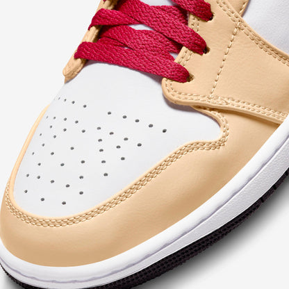 (Men's) Aithtr Jordthtan 1 Mid 'Light Curry Cardinal Red' (2022) 554724-201