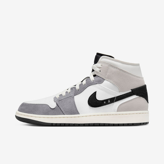 (Men's) Aithtr Jordthtan 1 Mid SE Craft 'Cement Grey / Black' (2023) DZ4136-002