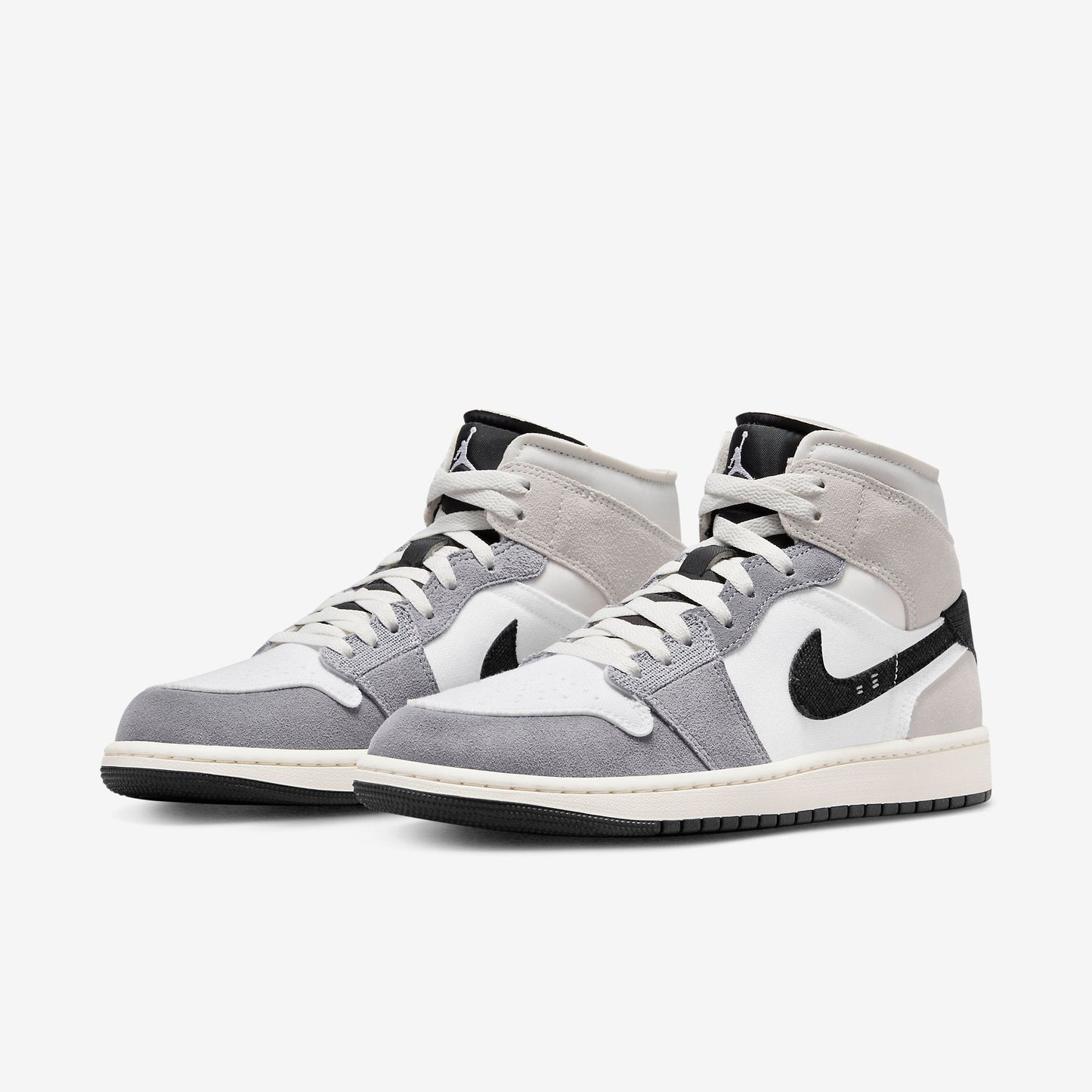 (Men's) Aithtr Jordthtan 1 Mid SE Craft 'Cement Grey / Black' (2023) DZ4136-002