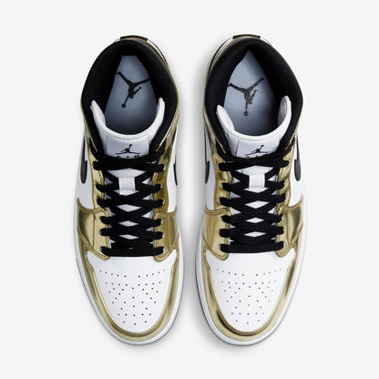 (Men's) Aithtr Jordthtan 1 Mid SE 'Metallic Gold' (2020) DC1419-700