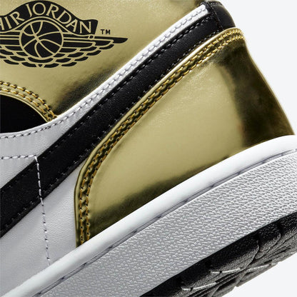 (Men's) Aithtr Jordthtan 1 Mid SE 'Metallic Gold' (2020) DC1419-700