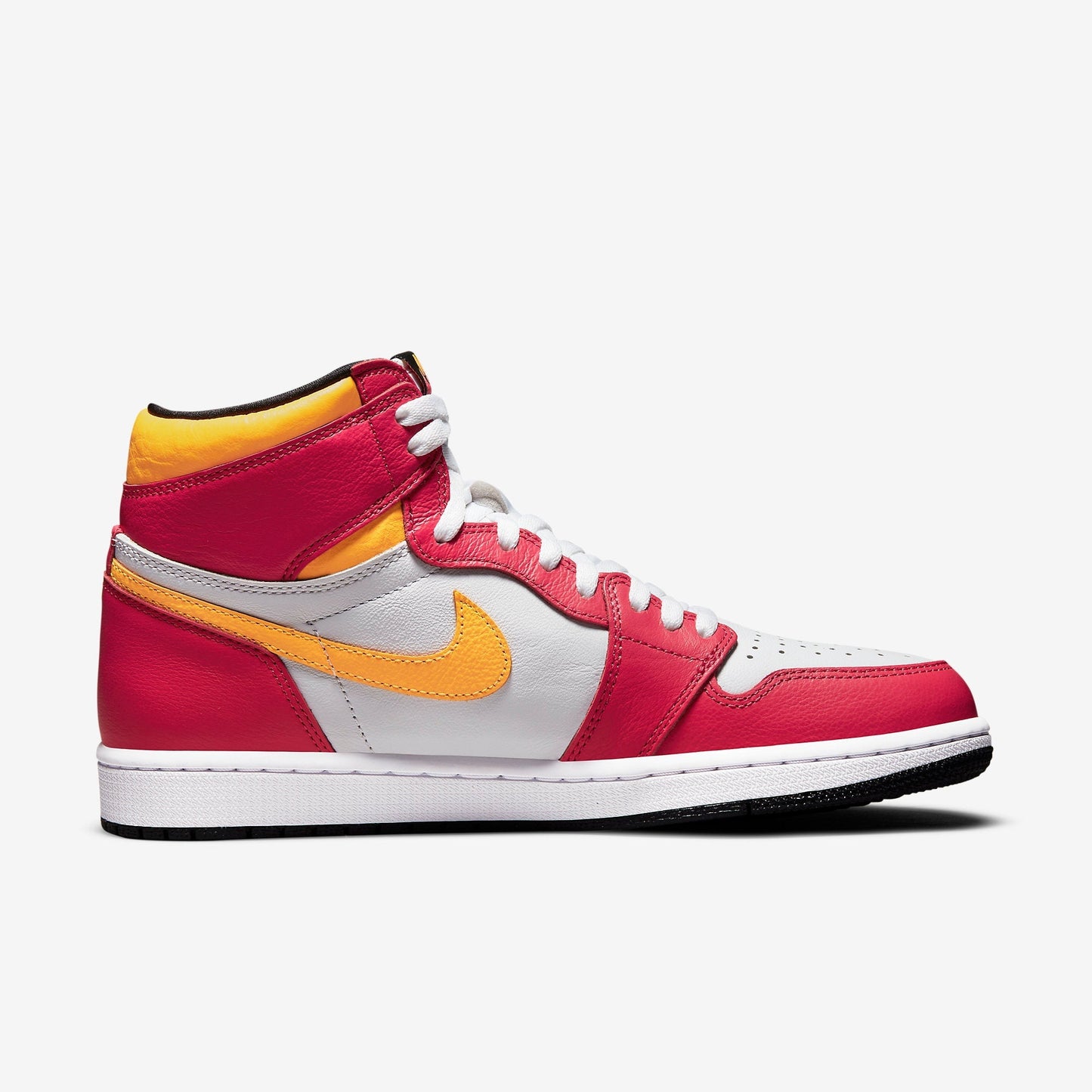 (Men's) Aithtr Jordthtan 1 Retro High OG 'Light Fusion Red' (2021) 555088-603