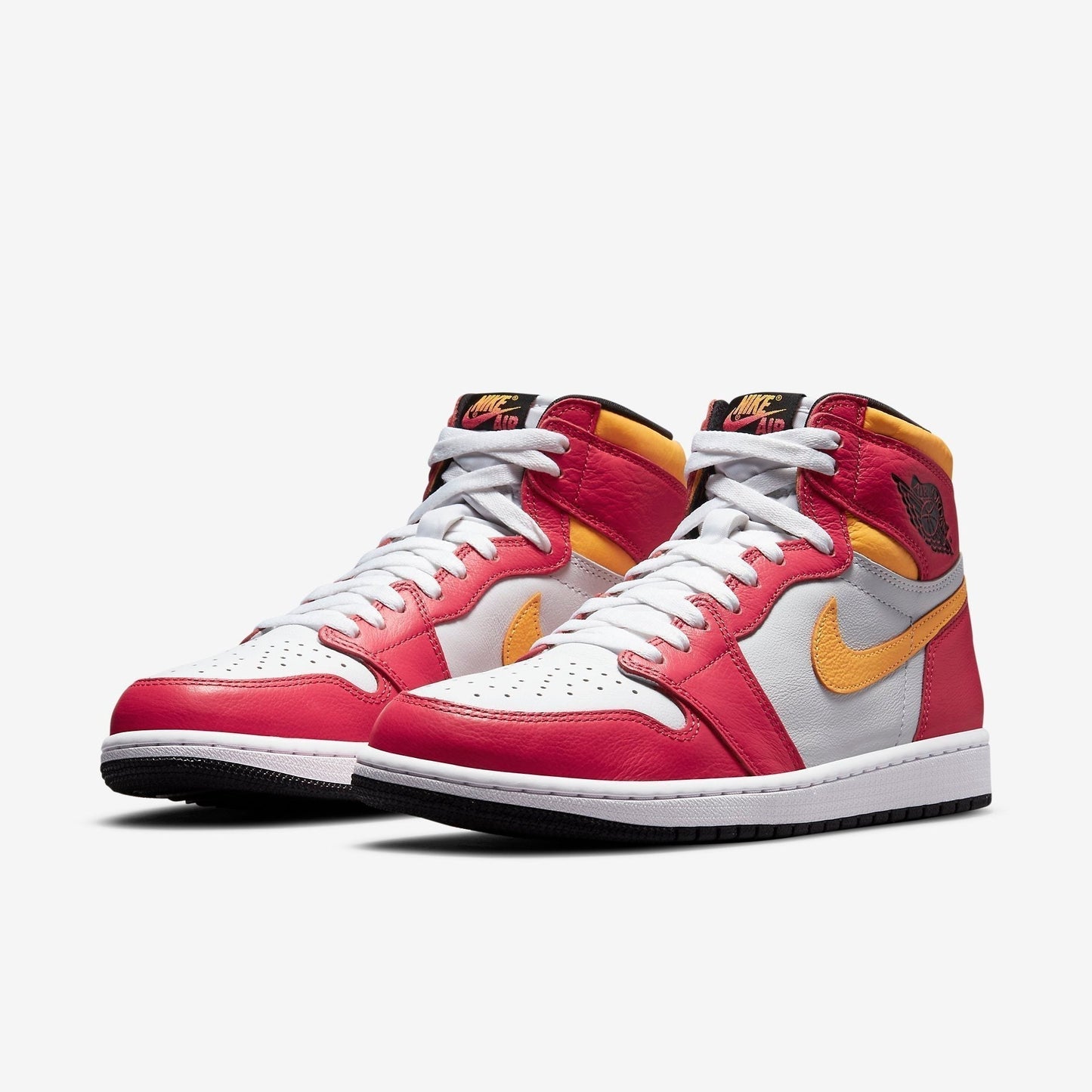 (Men's) Aithtr Jordthtan 1 Retro High OG 'Light Fusion Red' (2021) 555088-603