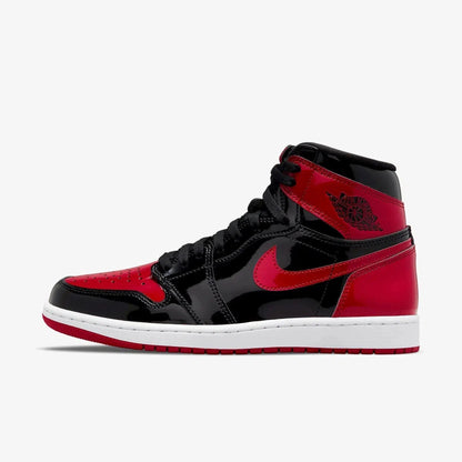(Men's) Aithtr Jordthtan 1 Retro High OG 'Reimagined Patent Bred / Banned' (2021) 555088-063
