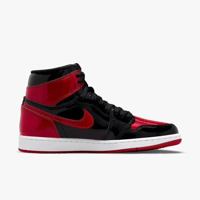(Men's) Aithtr Jordthtan 1 Retro High OG 'Reimagined Patent Bred / Banned' (2021) 555088-063