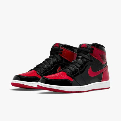 (Men's) Aithtr Jordthtan 1 Retro High OG 'Reimagined Patent Bred / Banned' (2021) 555088-063