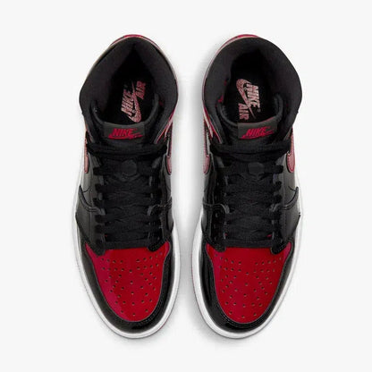 (Men's) Aithtr Jordthtan 1 Retro High OG 'Reimagined Patent Bred / Banned' (2021) 555088-063