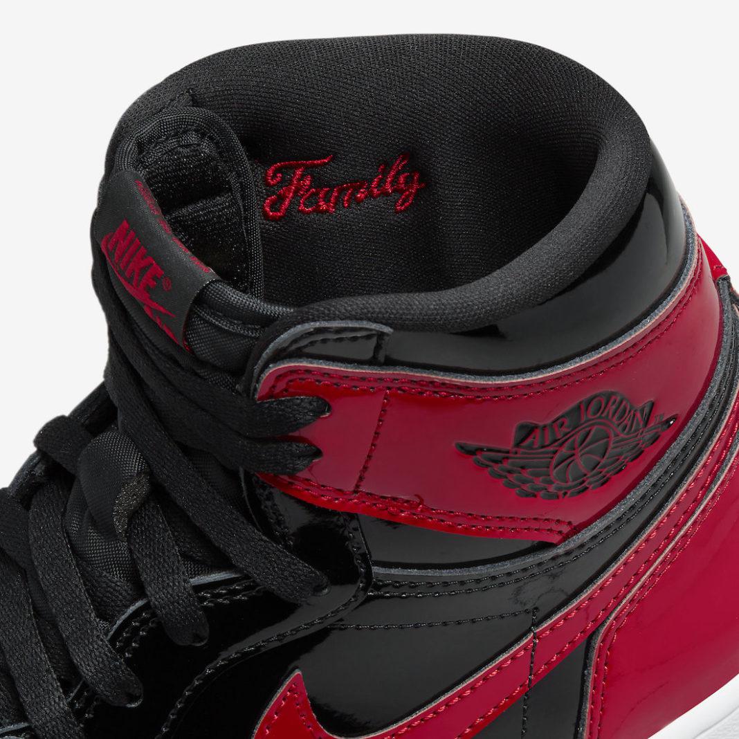 (Men's) Aithtr Jordthtan 1 Retro High OG 'Reimagined Patent Bred / Banned' (2021) 555088-063