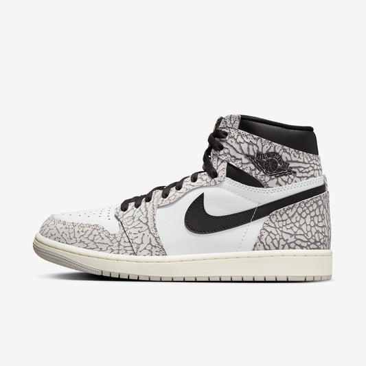 (Men's) Aithtr Jordthtan 1 Retro High OG 'White Cement / Elephant Print' (2023) DZ5485-052