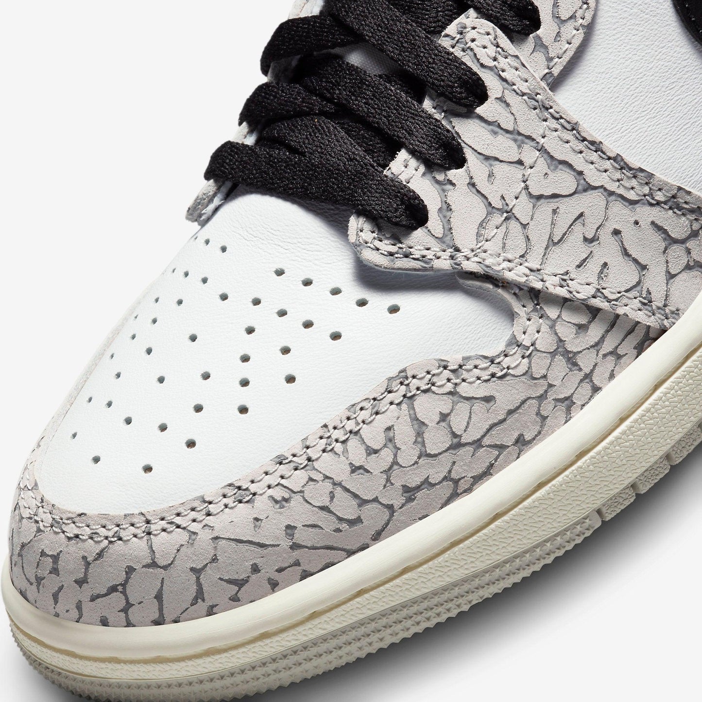 (Men's) Aithtr Jordthtan 1 Retro High OG 'White Cement / Elephant Print' (2023) DZ5485-052