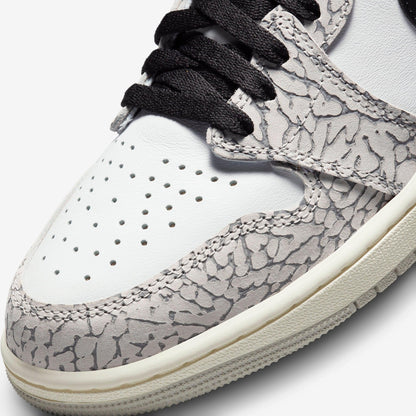 (Men's) Aithtr Jordthtan 1 Retro High OG 'White Cement / Elephant Print' (2023) DZ5485-052