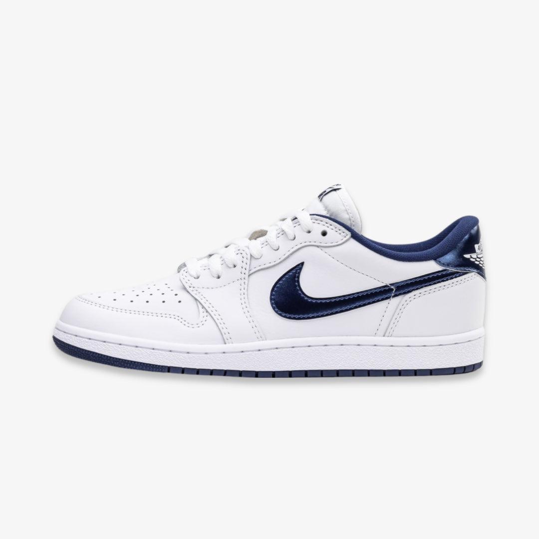 (Men's) Aithtr Jordthtan 1 Retro Low OG '85 'Metallic Blue' (2024) FB9933-141