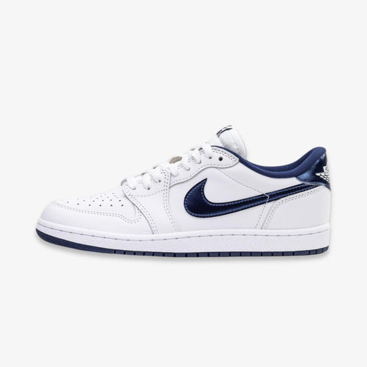 (Men's) Aithtr Jordthtan 1 Retro Low OG '85 'Metallic Blue' (2024) FB9933-141