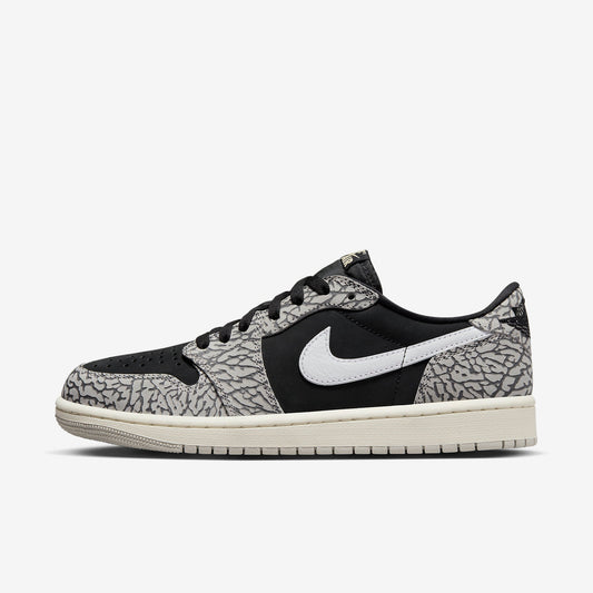 (Men's) Aithtr Jordthtan 1 Retro Low OG 'Black Cement' (2023) CZ0790-001
